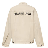Giacca in denim con logo 844891 TSWB29501 BALENCIAGA 