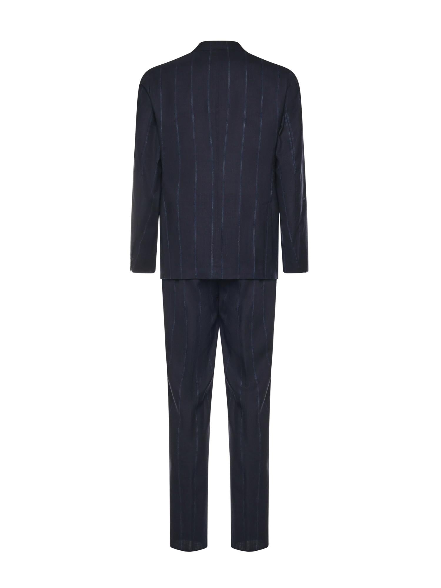 Abito monopetto gessato M75ABUD01TES0M091 11 ELEVENTY 