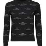 Maglione con logo all-over 812576 T17241269 BALENCIAGA 