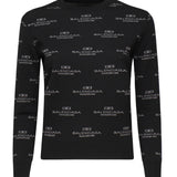 Maglione con logo all-over 812576 T17241269 BALENCIAGA 