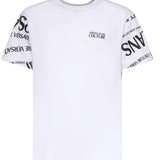 T-shirt in jersey di cotone con stampa 80GAH6R1 JS555L02 VERSACE JEANS COUTURE 