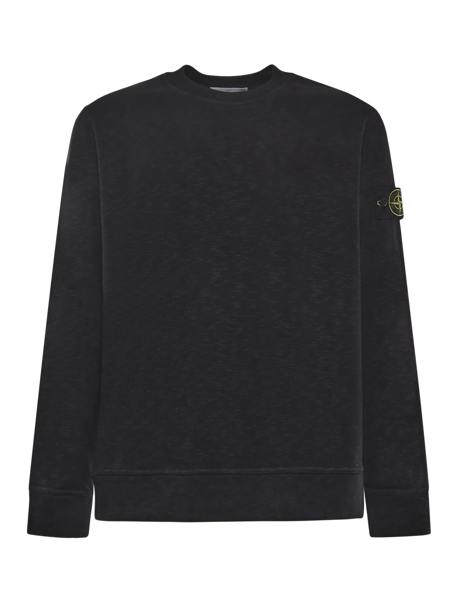Felpa con logo in jersey di cotone K2S156100053 S0238V0029 STONE ISLAND 
