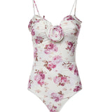 Costume da bagno con stampa floreale 607426  MAGDA BUTRYM 