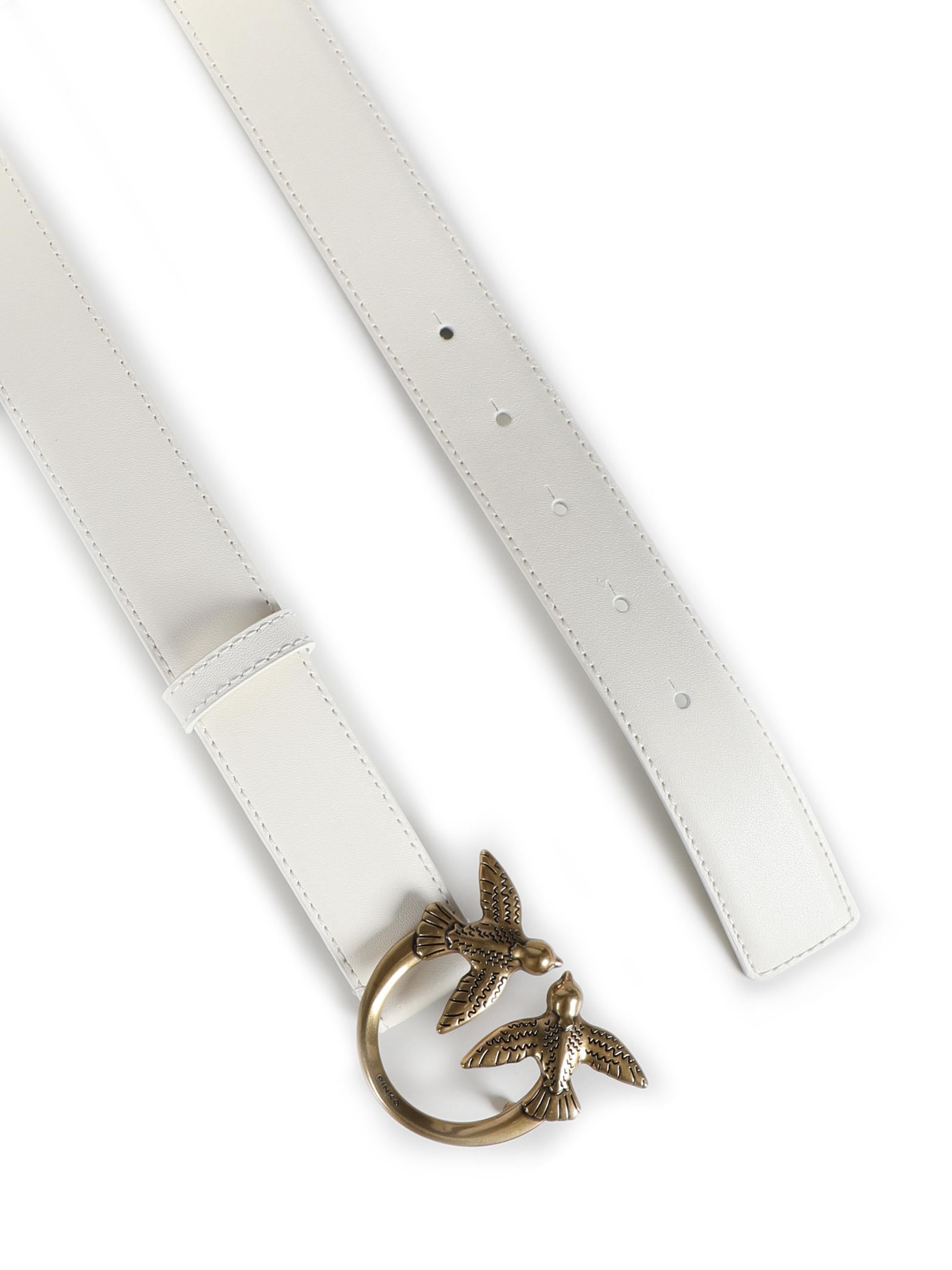 Cintura Love Birds in pelle 100125 A0F1Z14Q PINKO 