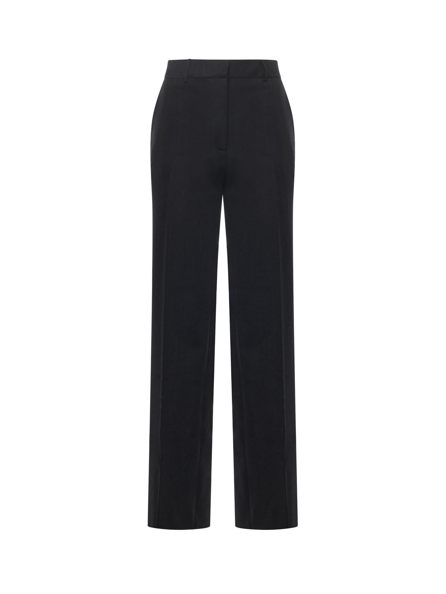 Pantalone straight leg con costruzione sartoriale DP9947 LAVAGNA OTTOD'AME 