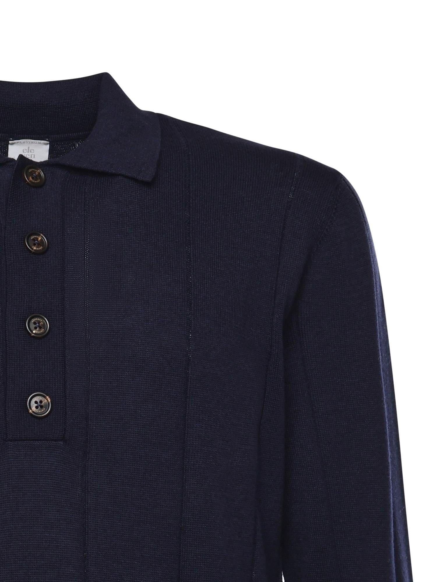 Polo in cotone e cashmere L76POLL09MAG0K007 11 ELEVENTY 