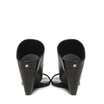 Mules in pelle con zeppa 225SSD037AG0030 9999 COURREGES 