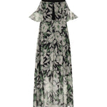 Abito in seta con stampa floreale S540Y09XS5 9990 LOEWE 