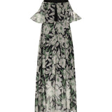 Abito in seta con stampa floreale S540Y09XS5 9990 LOEWE 