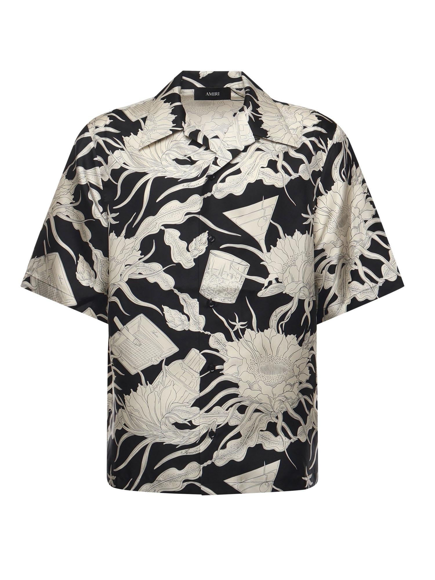 Camicia cocktail in cotone <BR/> AMSTCA1208 001 AMIRI 