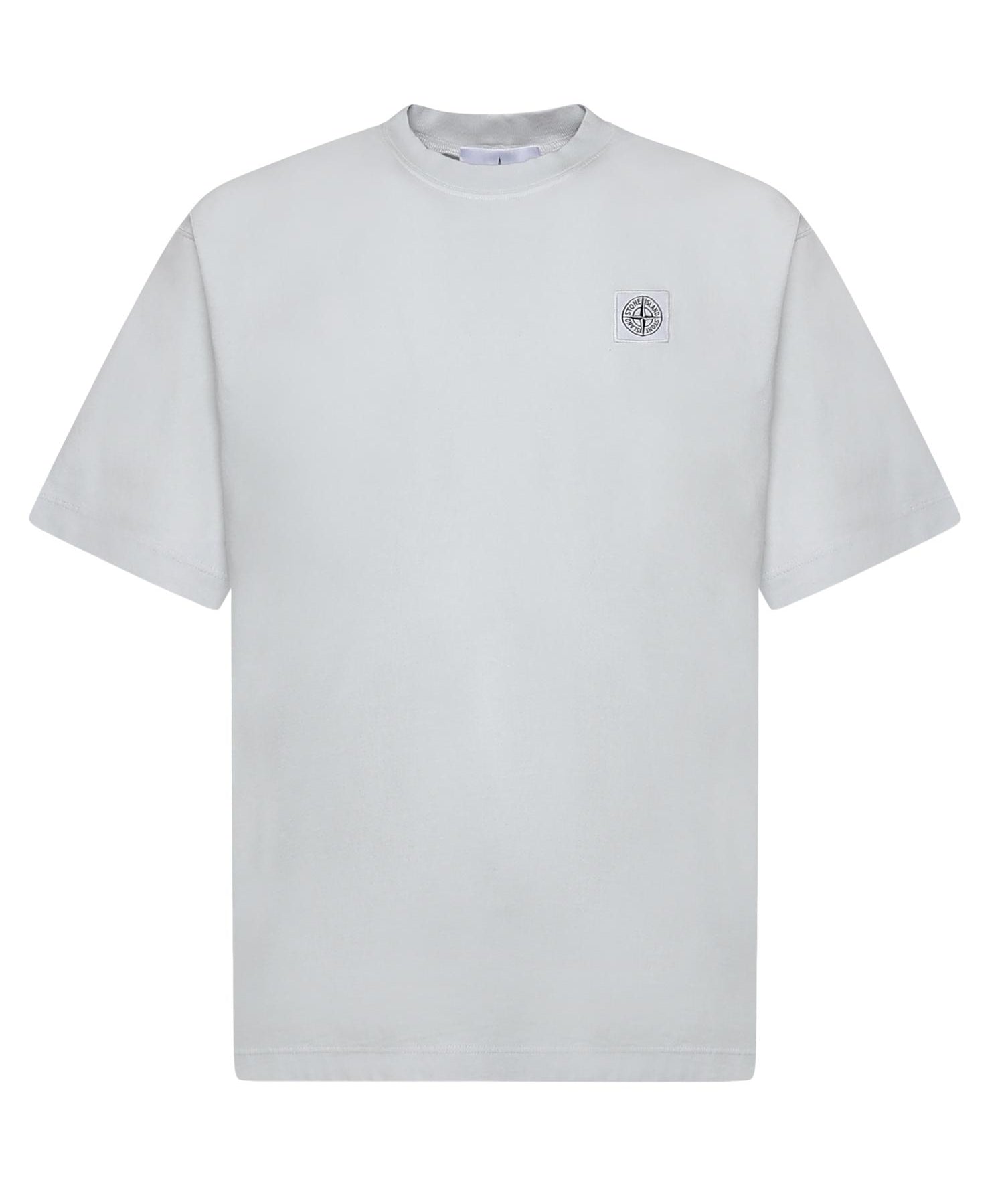 T-shirt con patch Compass in jersey di cotone L1S152100030 S0115V0041 STONE ISLAND 