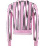 Maglia stile polo a righe 105809 A2UON3Z PINKO 
