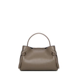 Borsa Gyoza mini in pelle GYOZA MINI PEBBLE GRAIN LEATHER TAUPE YUZEFI 