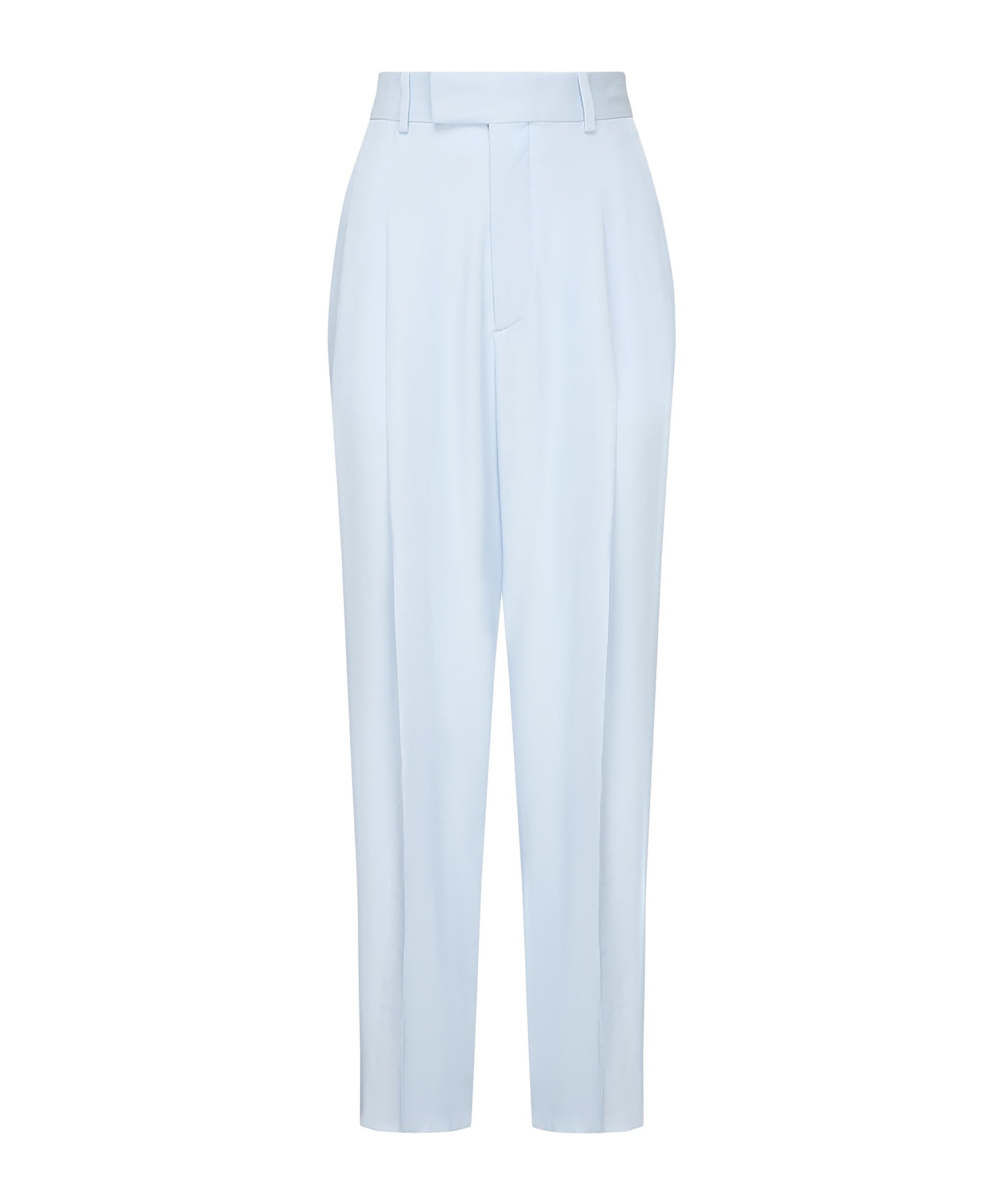 Pantaloni in twill di seta e viscosa 820107 V5D904350 BOTTEGA VENETA 