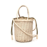 Borsa a secchiello "Lina mini" in pelle 8704 NATURAL DRAGON DIFFUSION 