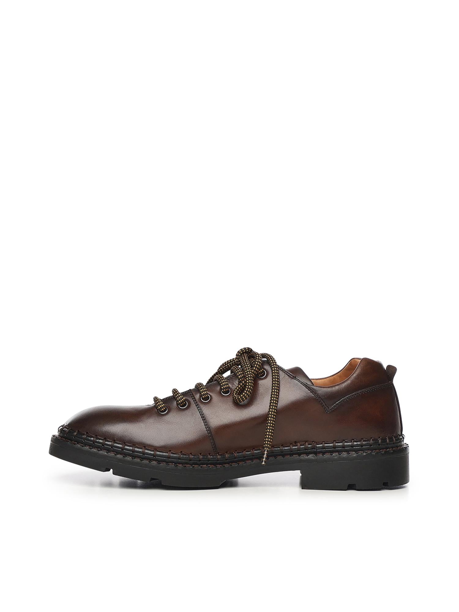 Scarpe stringate in pelle 68004 TABACCO ALEXANDER HOTTO 