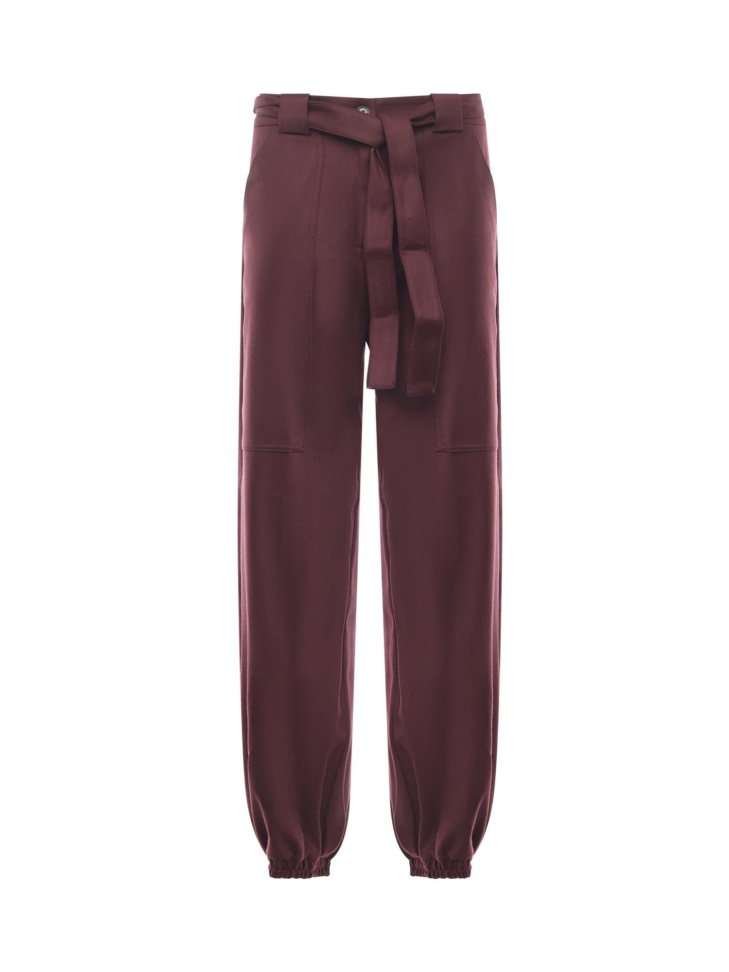 Pantaloni in flanella 104379 A306R57 PINKO 