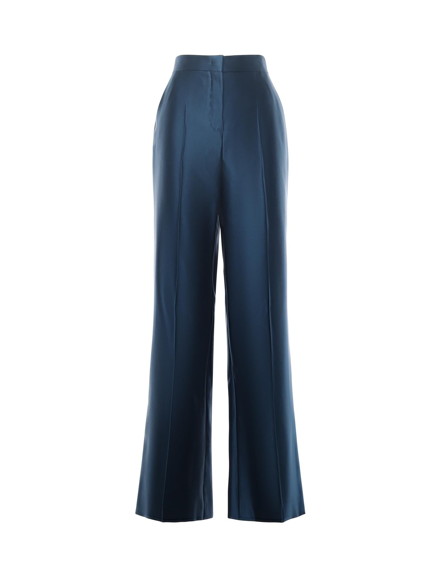 Pantaloni charleston in duchesse FR6648 A9DGF0RP6 FENDI 