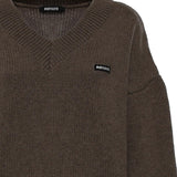 Maglione in lana con logo 115141 1078 ROTATE 