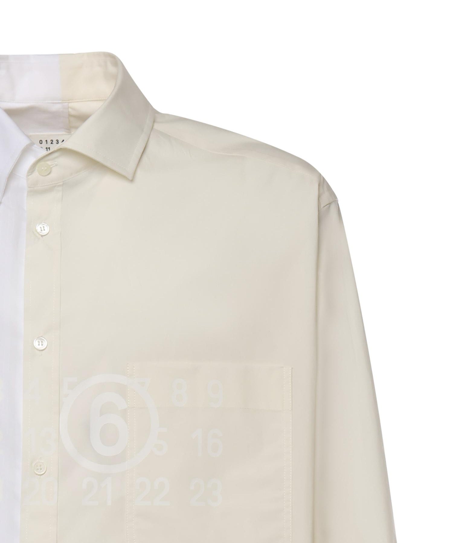 Camicia Numeric Signature MM6 in cotone SH0DT0025 MTN135961 MM6 Maison Margiela 
