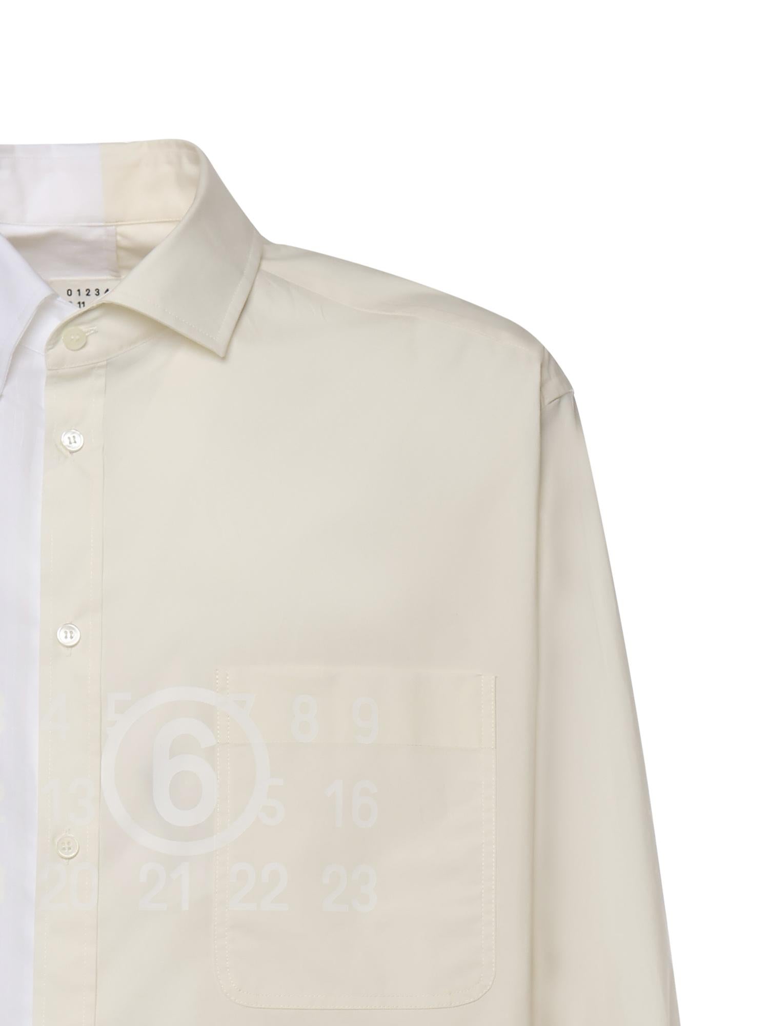 Camicia Numeric Signature MM6 in cotone SH0DT0025 MTN135961 MM6 Maison Margiela 