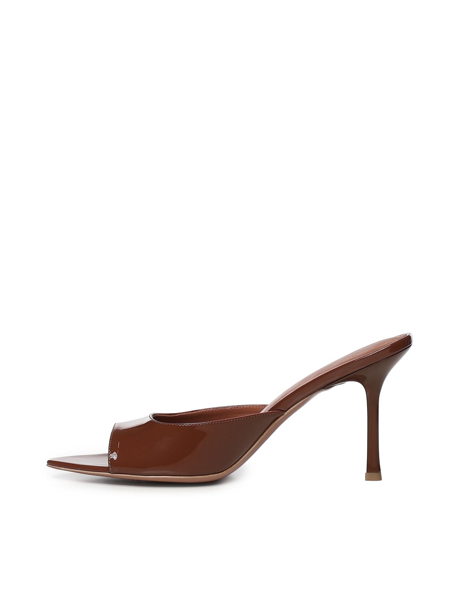 Mule Connie in vernice CONNIE VERNICEBROWN GIULIANO GALIANO 