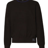 Maglioncino in cashmere con logo knight 8093611 C1170 BURBERRY 
