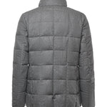 Piumino corto in flanella di lana cardata NAM45510210WGZ B605 FAY 