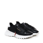 Sneakers Raptor 1 in pelle<BR/> RAPTOR1 NAPPABLACK/WHITE GIULIANO GALIANO 