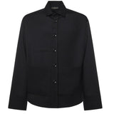 Camicia Tobhias in lana TOBHIAS NERO GIULIANO GALIANO 