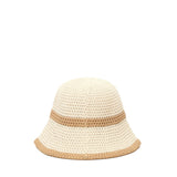 Cappello Angelica<BR/><BR/> 73CA90801 ANGELICANATURALE/CUOIO V° 73 