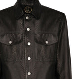 Giacca-camicia stampato pitone LONDON NSP GIULIANO GALIANO 
