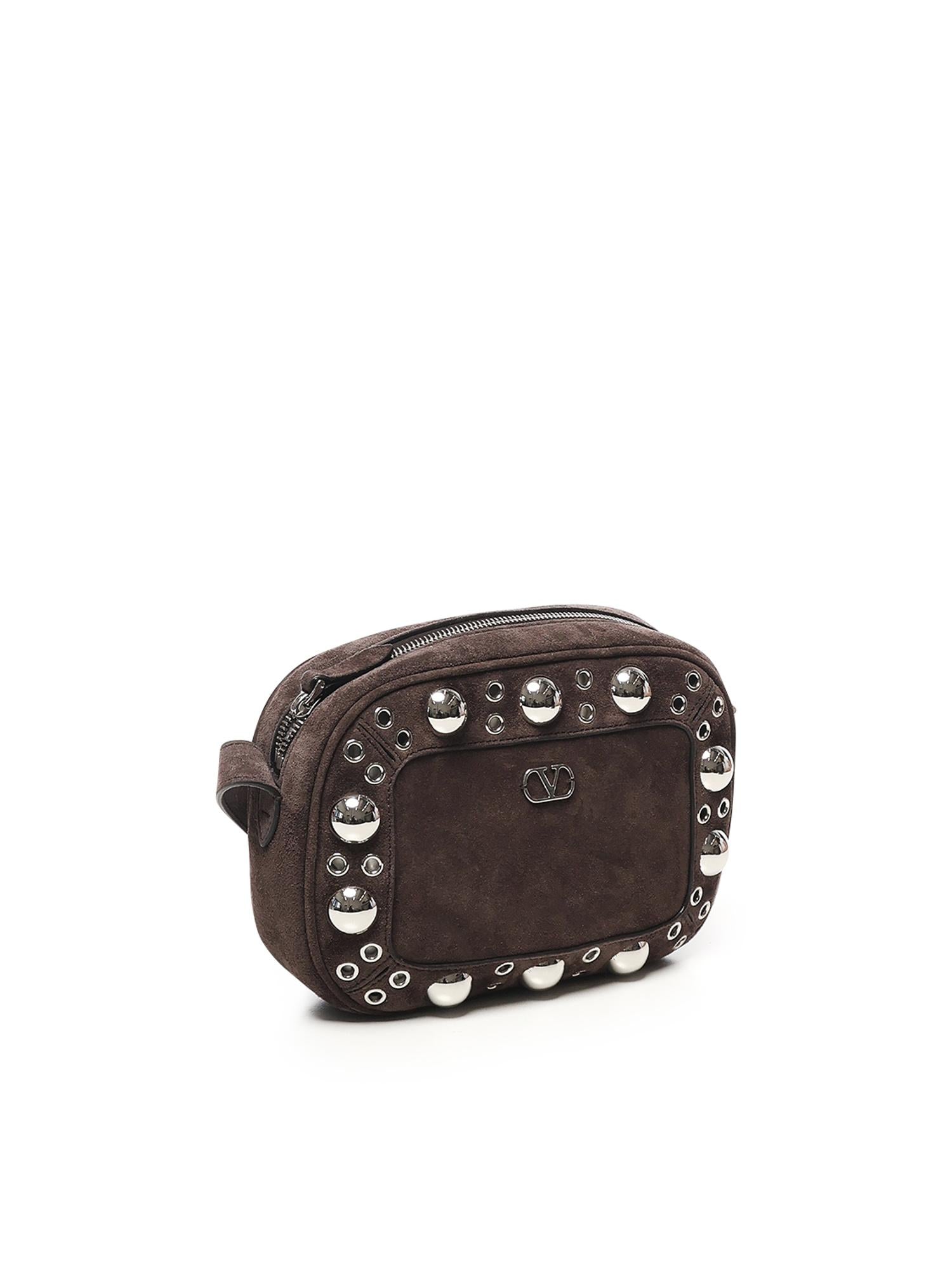 Borsa Nellcôte in suede 7W2B0R74 JET0TO VALENTINO GARAVANI 