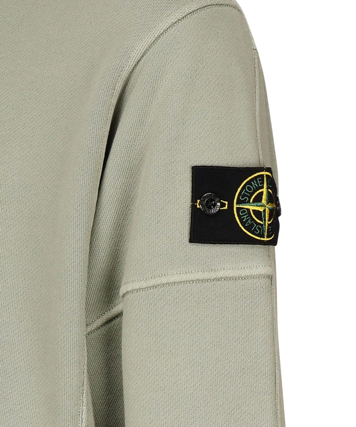 Felpa girocollo con effetto fiammato K1S156100032 S0045V0155 STONE ISLAND 