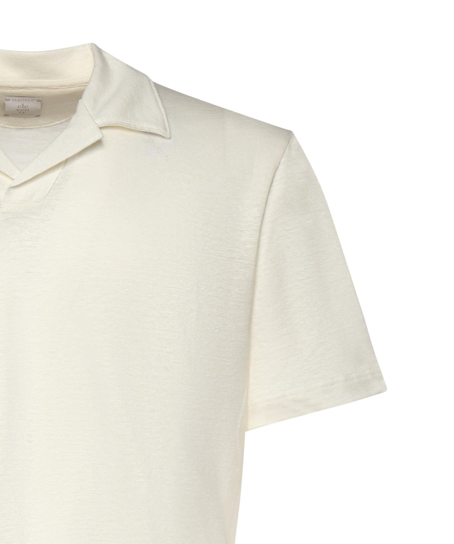 Polo in lino M75POLM02TES0M121 01 ELEVENTY 