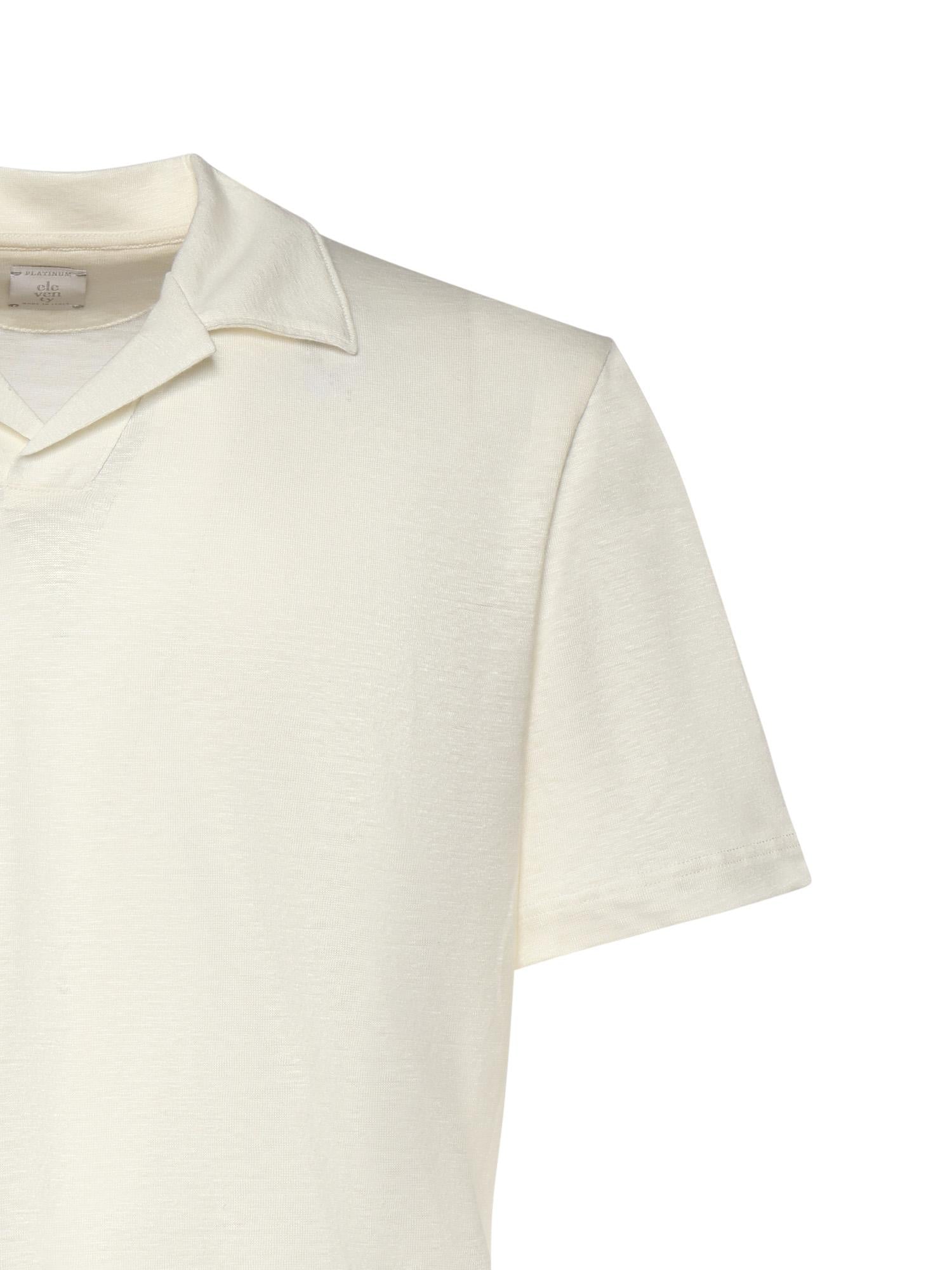 Polo in lino M75POLM02TES0M121 01 ELEVENTY 