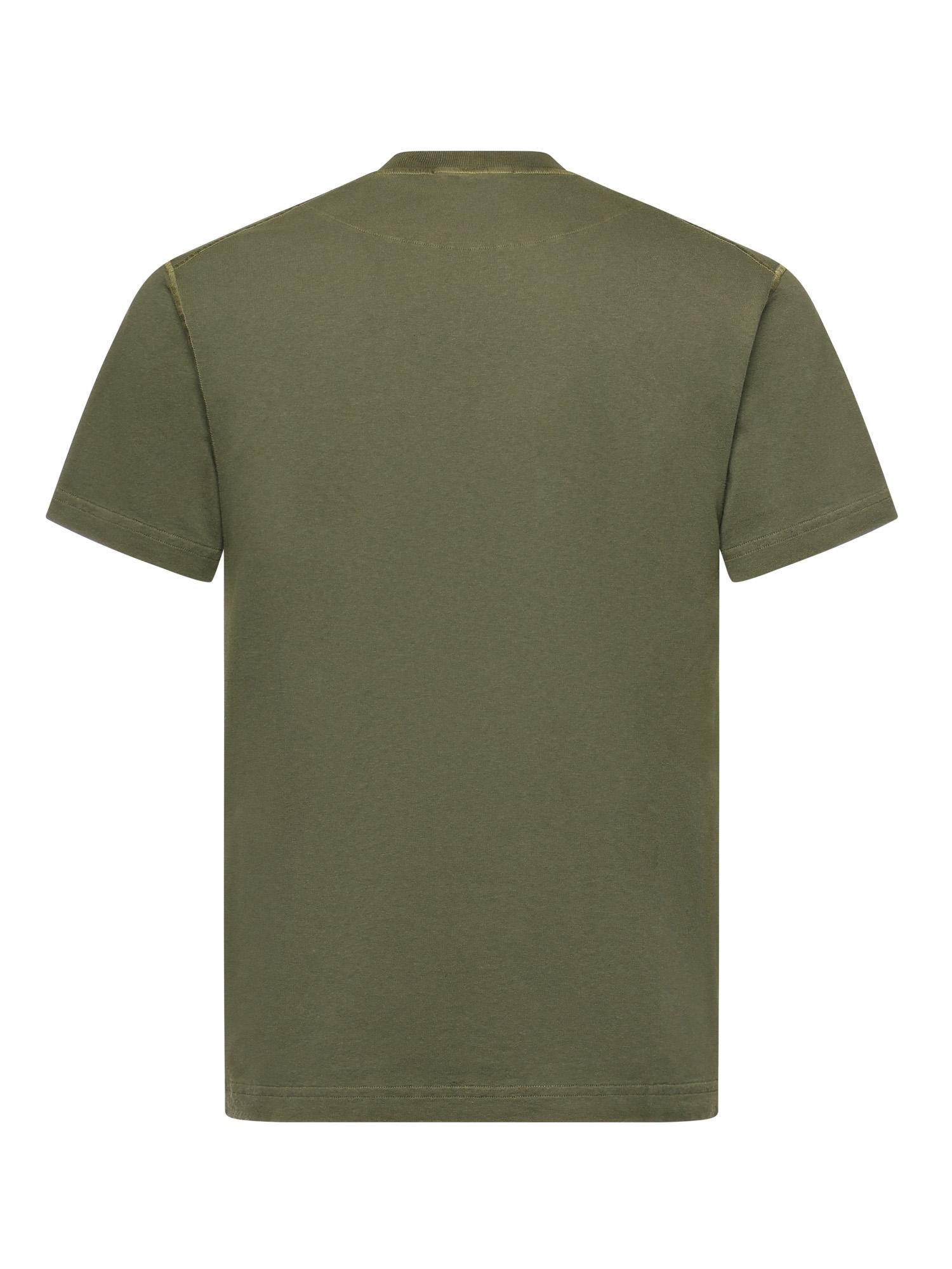T-shirt con patch Compass L1S152100032 S0057V015G STONE ISLAND 