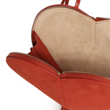 Borsa a tracolla Le Cœur in pelle e suede AA1P003CA577 A50 ALAIA 