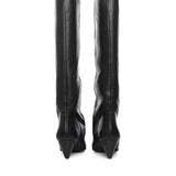 Stivale alto in pelle ALIANA NERO ALCHIMIA 