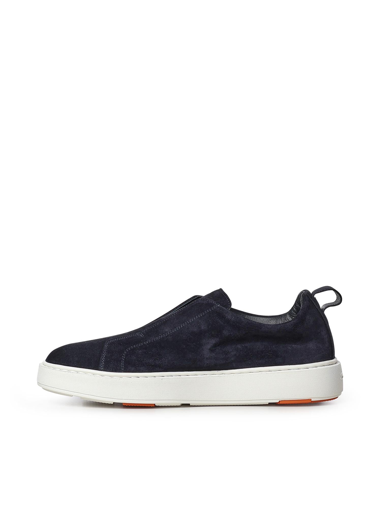 Sneaker slip-on in suede MBCD21995BART SEYU60 SANTONI 