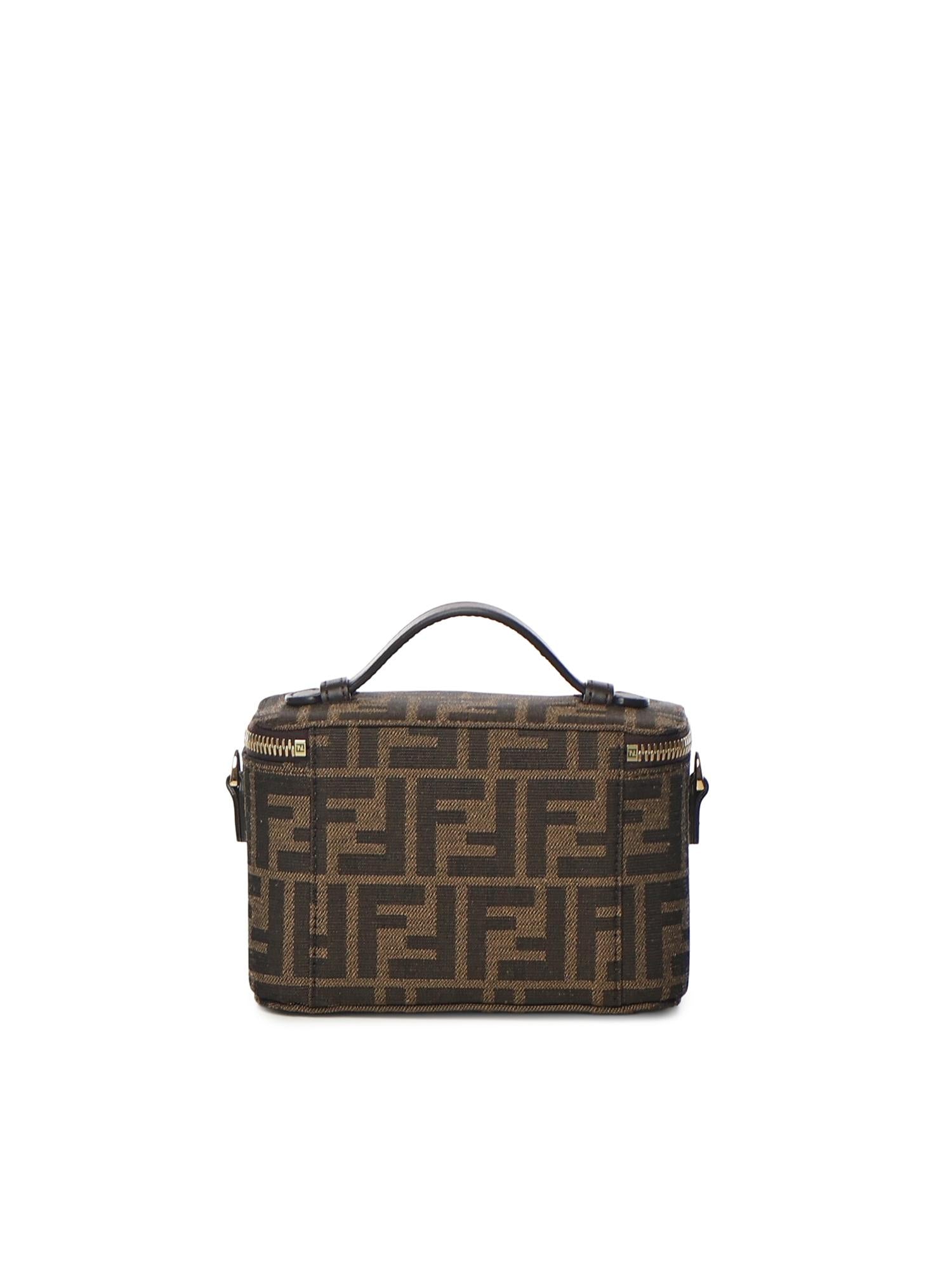 Minibag in tessuto FF jacquard 8BS108 AFPMF1GL7 FENDI 