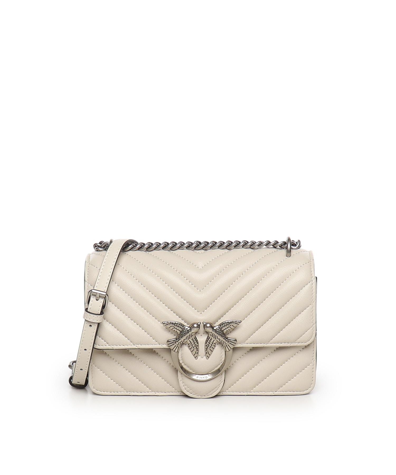 Mini "Love bag one chevron" 100074 A0GKZ14O PINKO 