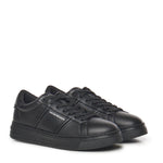 Sneaker in pelle con banda a contrasto EM003701 AF18017MC005 EMPORIO ARMANI 