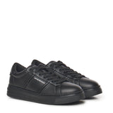 Sneaker in pelle con banda a contrasto EM003701 AF18017MC005 EMPORIO ARMANI 