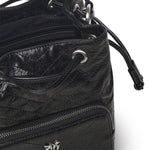Borsa a mano piccola Cargo Bucket Bag in pelle 105112 A2JCZ99E PINKO 