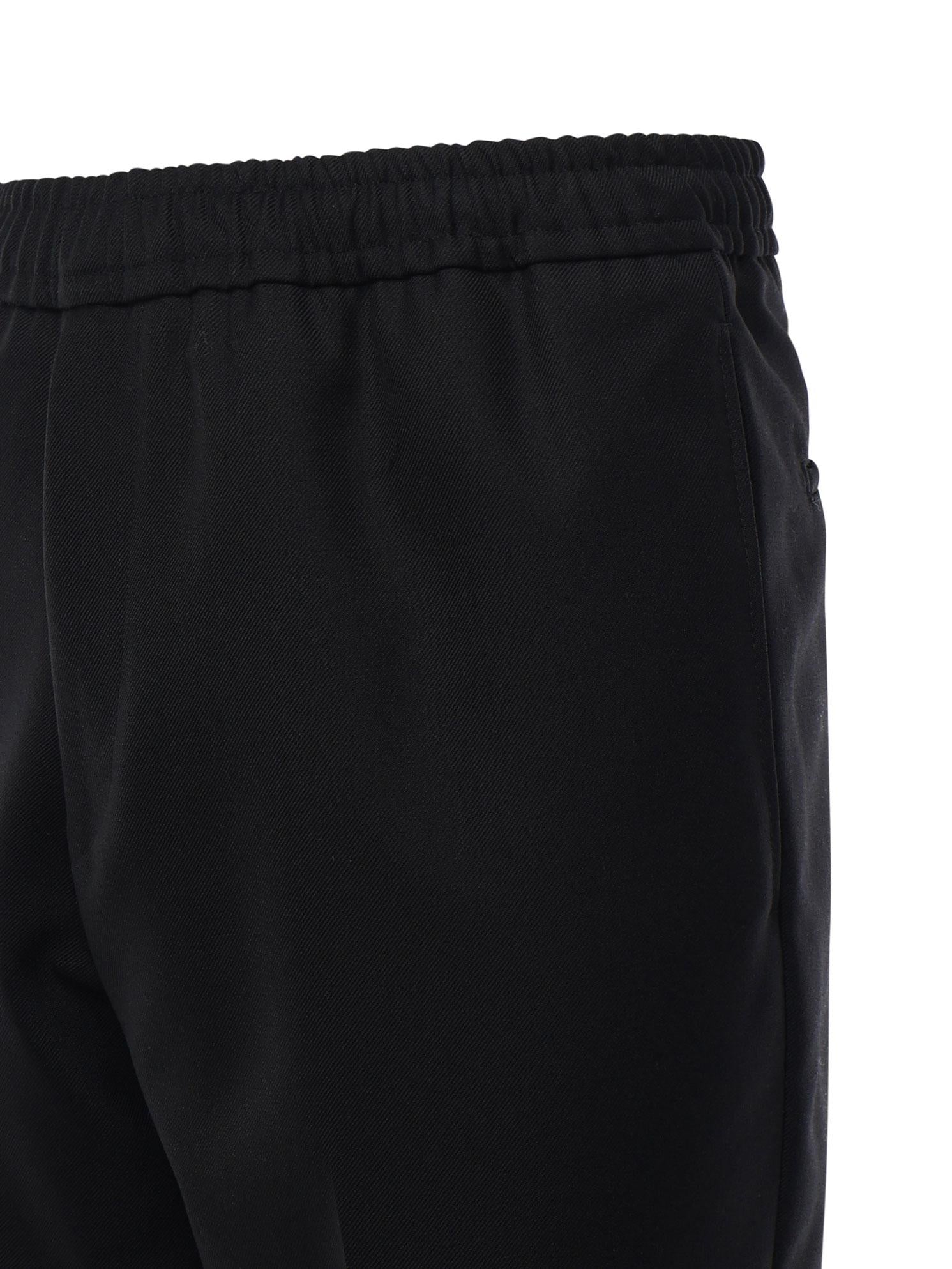 Pantaloni in misto lana vergine LEO WPMNERO BE ABLE 