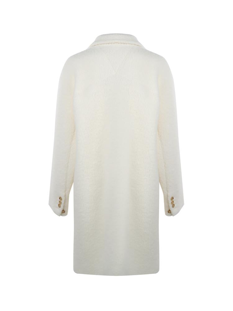 Cappotto bouclé in lana e mohair 709034 V25G09000 BOTTEGA VENETA 