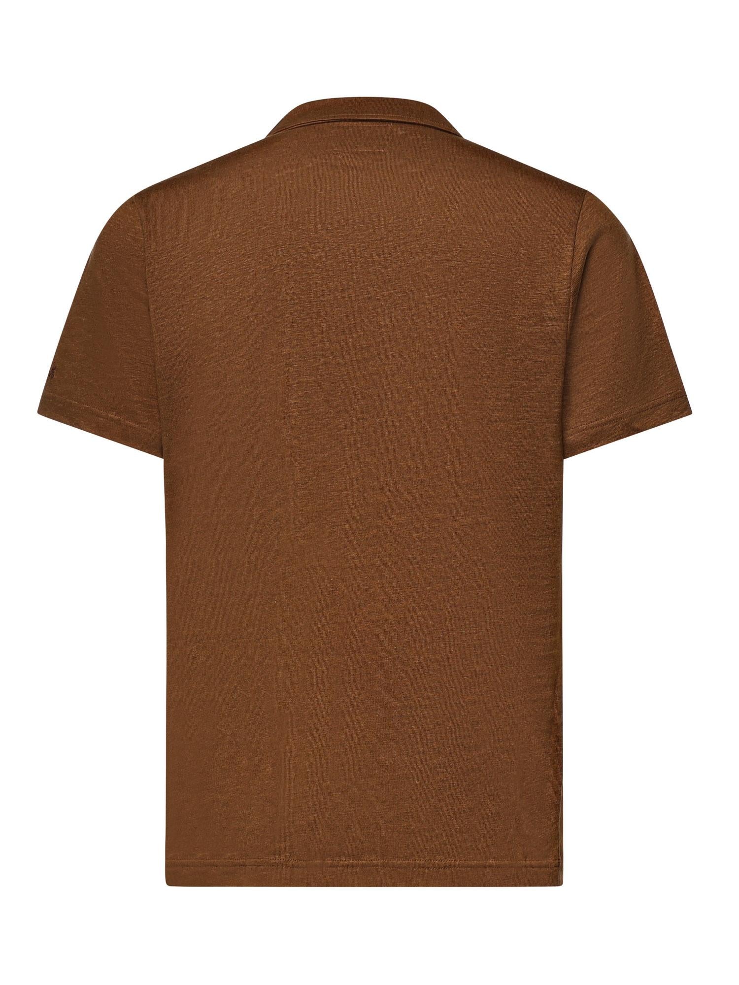 Polo in lino FRS0001 00141L MC2 SAINT BARTH 