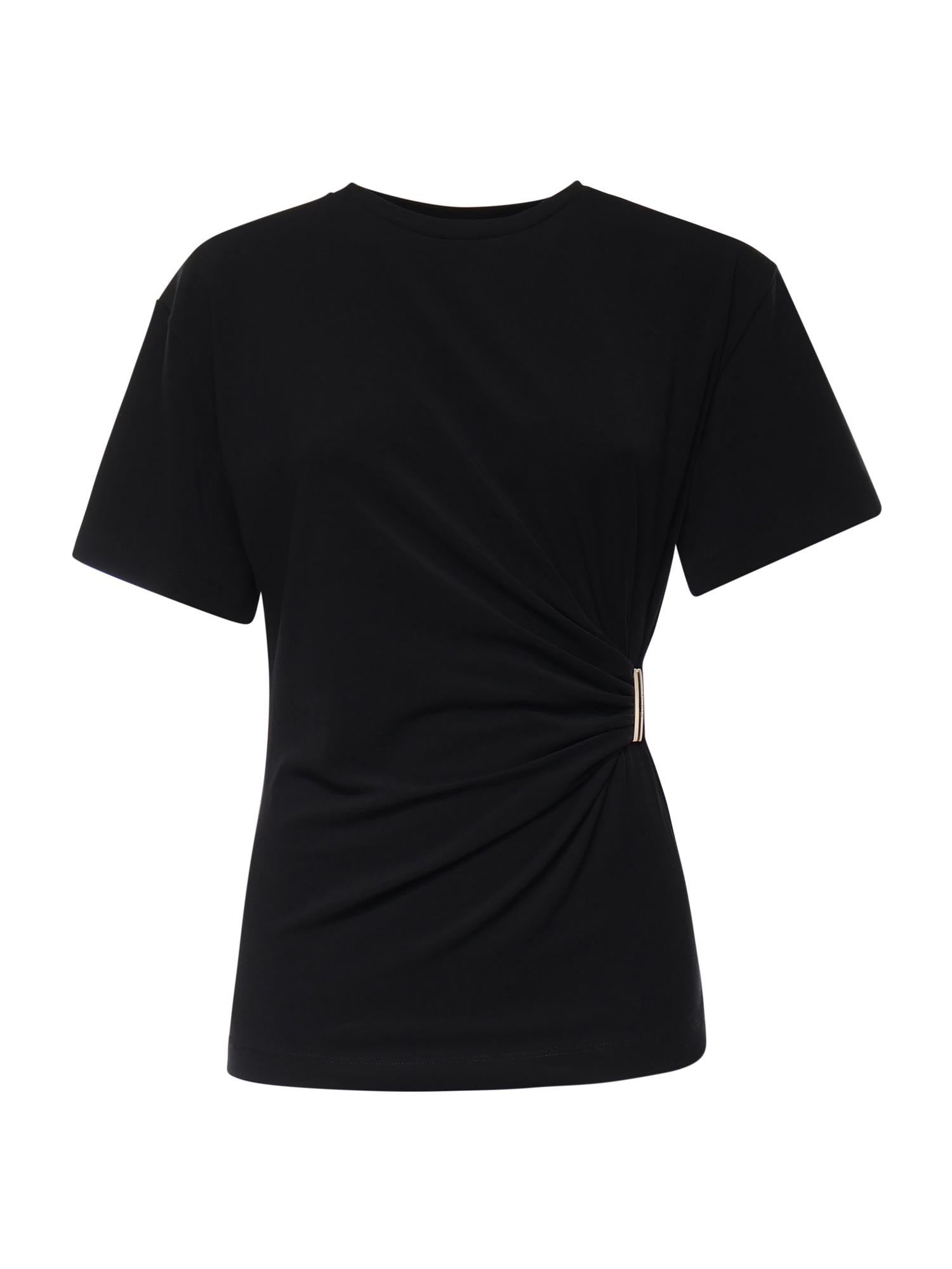 T-shirt Mary con drappeggio 106455 A35DZ99 PINKO 