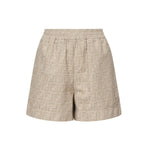 Short in chambray FF jacquard<BR/> FLP870 ASMFF1SAZ FENDI 